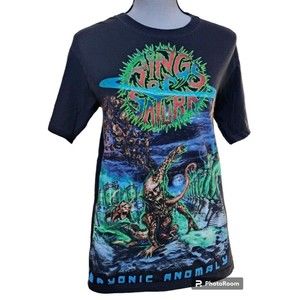 Rings of Saturn Embryonic Anomaly 2010 Death Metal Black T-Shirt Small Deathcore